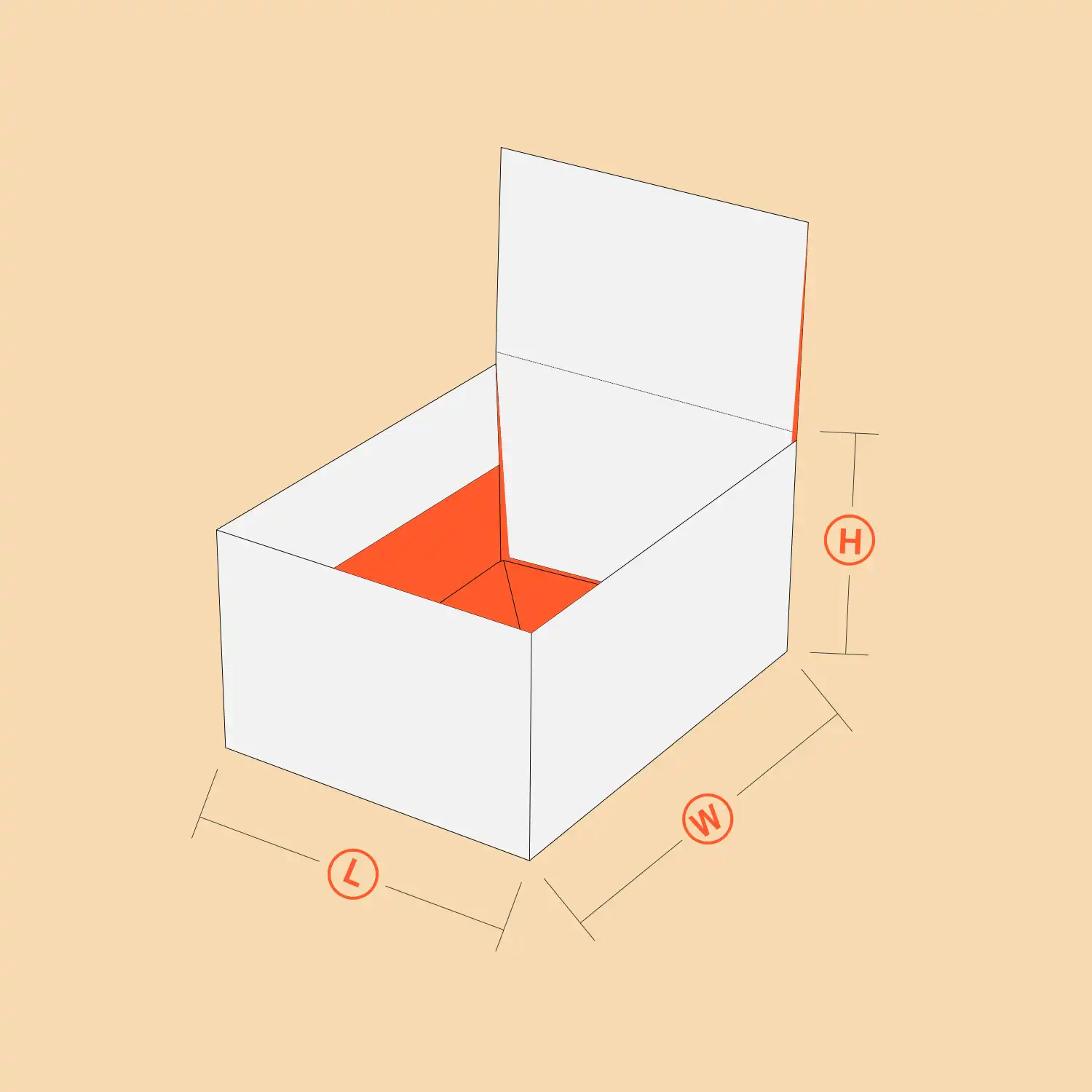 1-2-3 Bottom Display Lid 3D-View