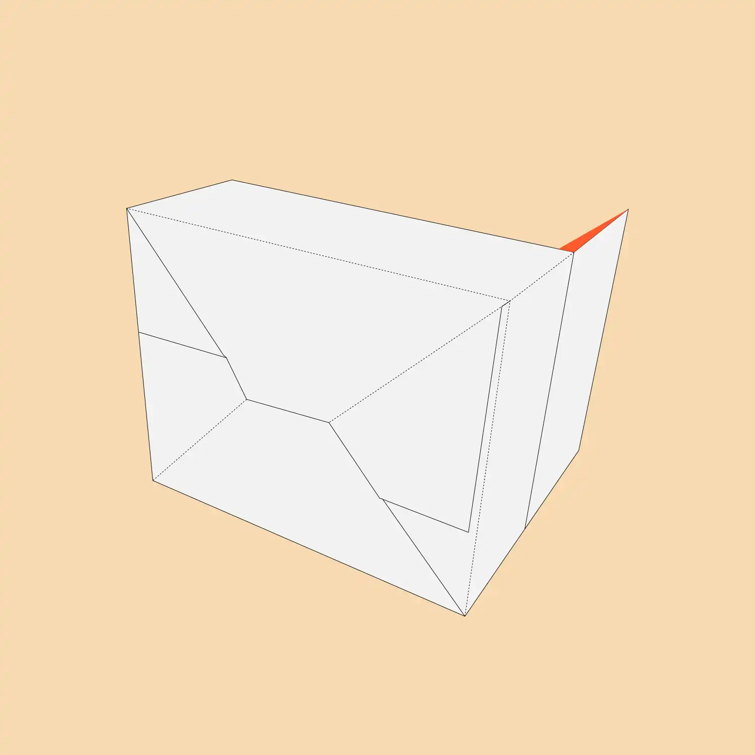 Auto Bottom Display Lid 3D View