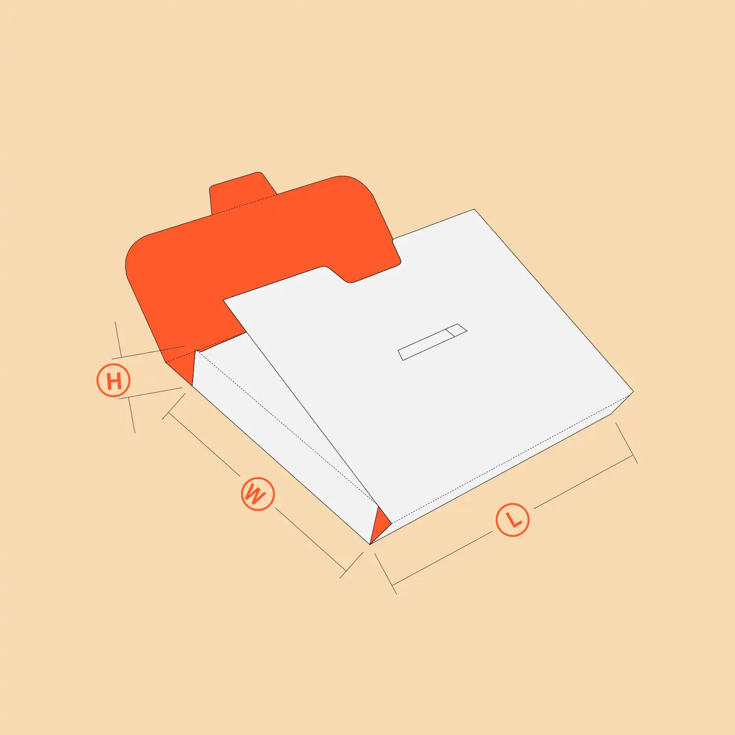 Paper Brief Case Box