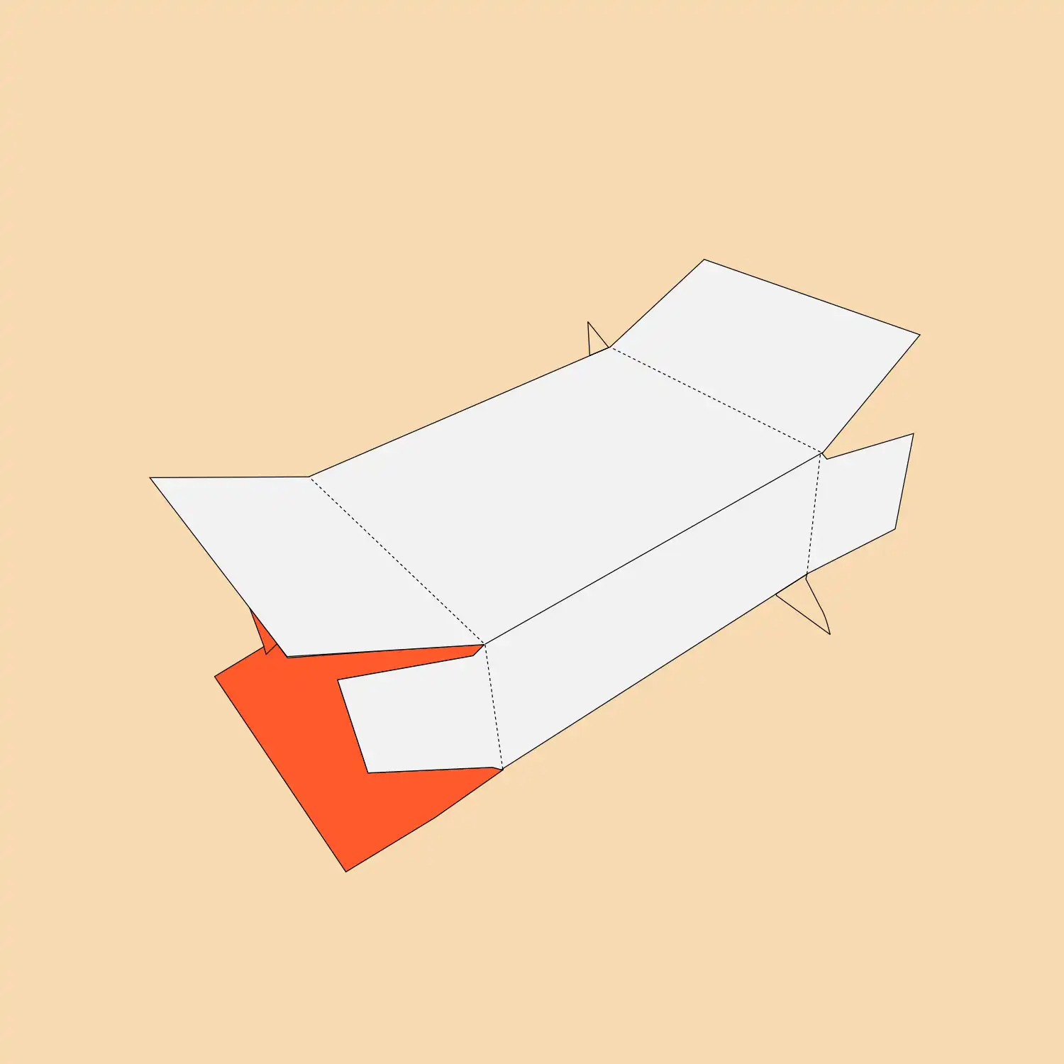 Seal End Box 3D View