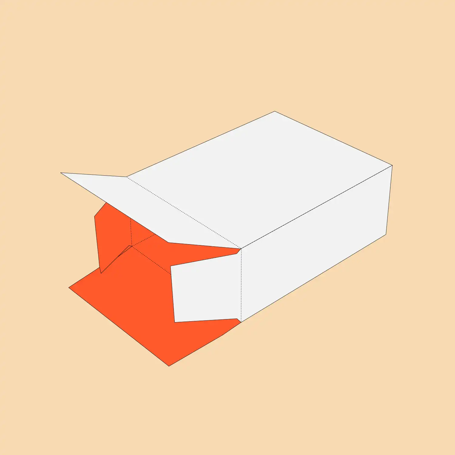 Seal End Auto Bottom 3D View