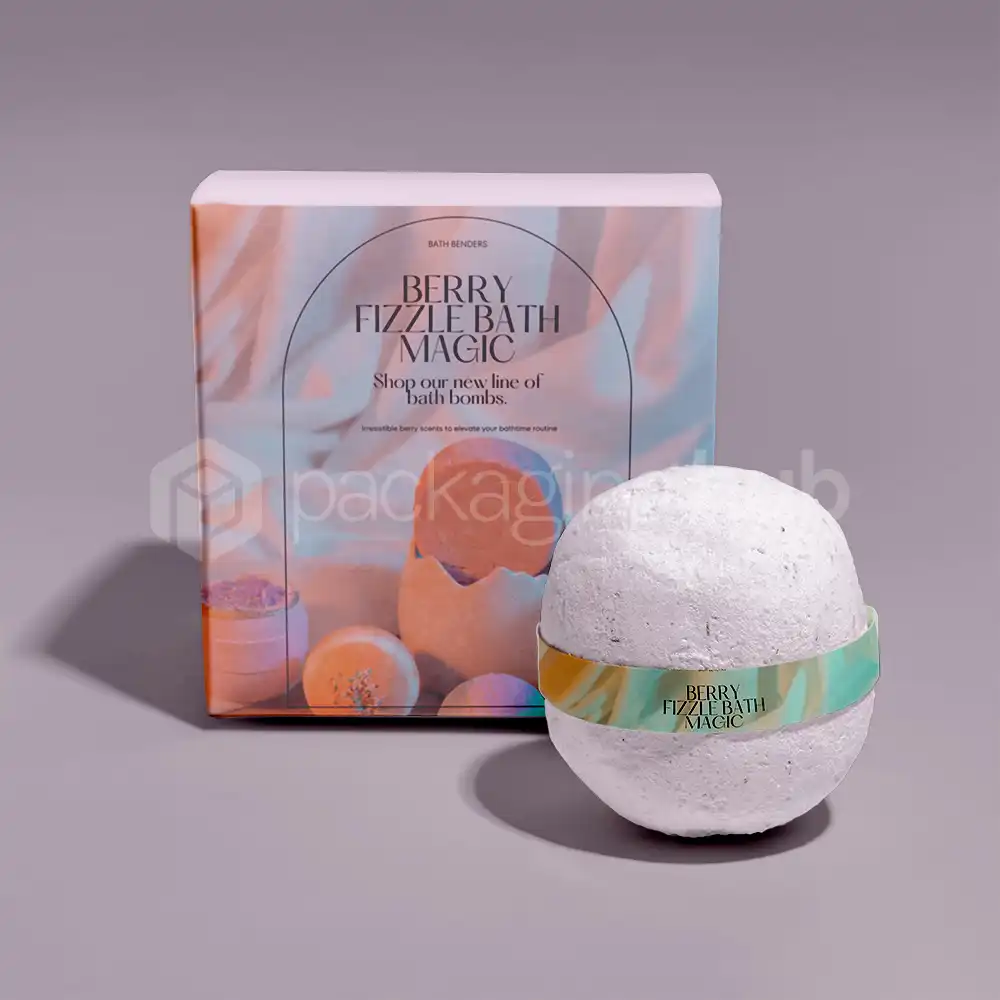 custom bath bomb packaging