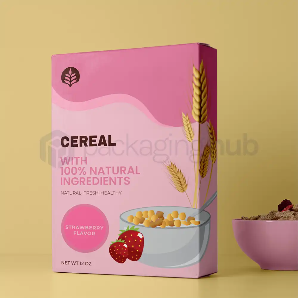 custom cereal packaging boxes