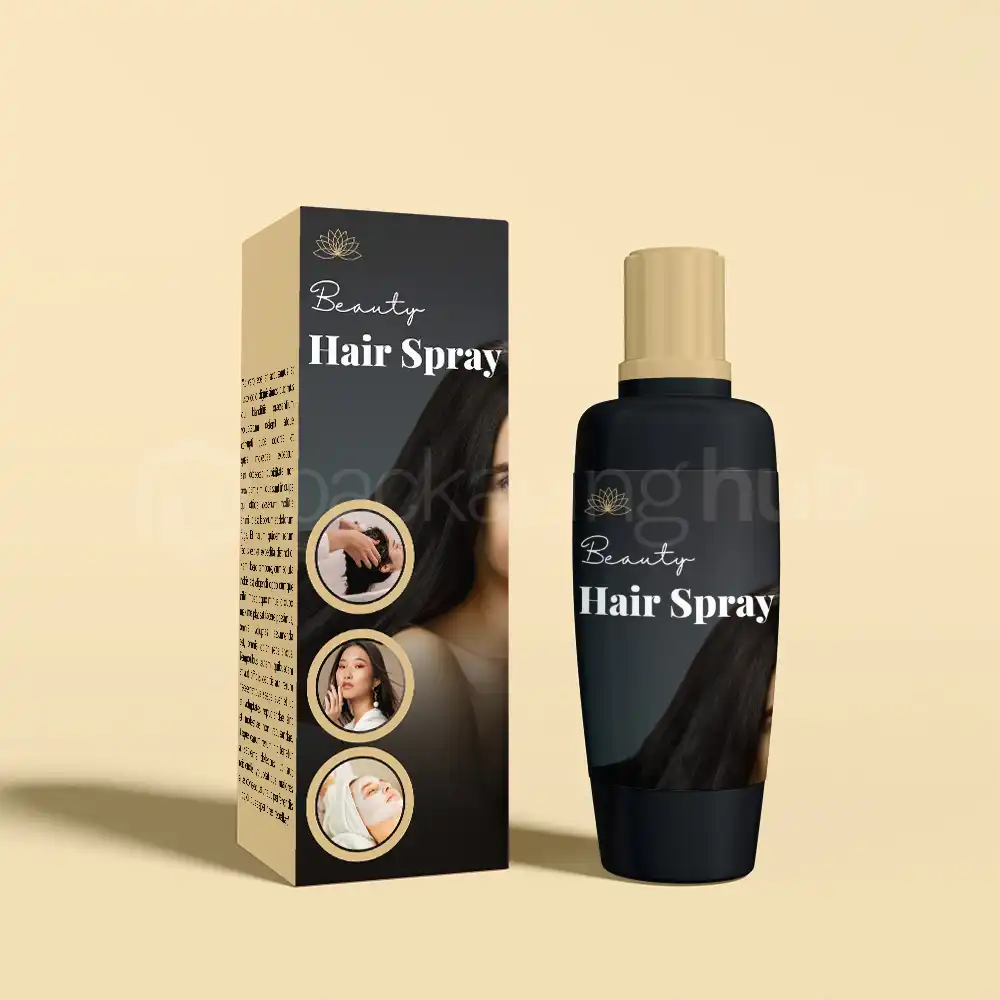 custom printed hairspray boxes