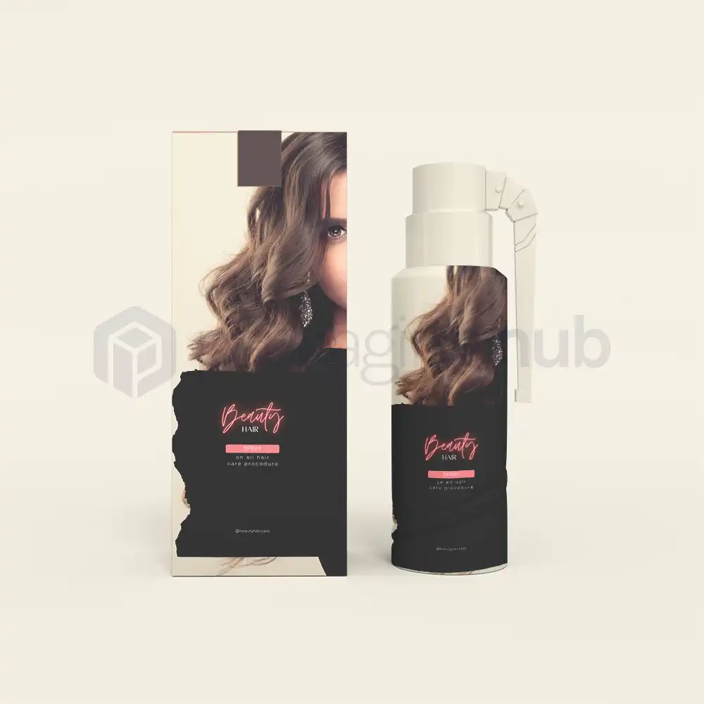 hairspray packaging boxes