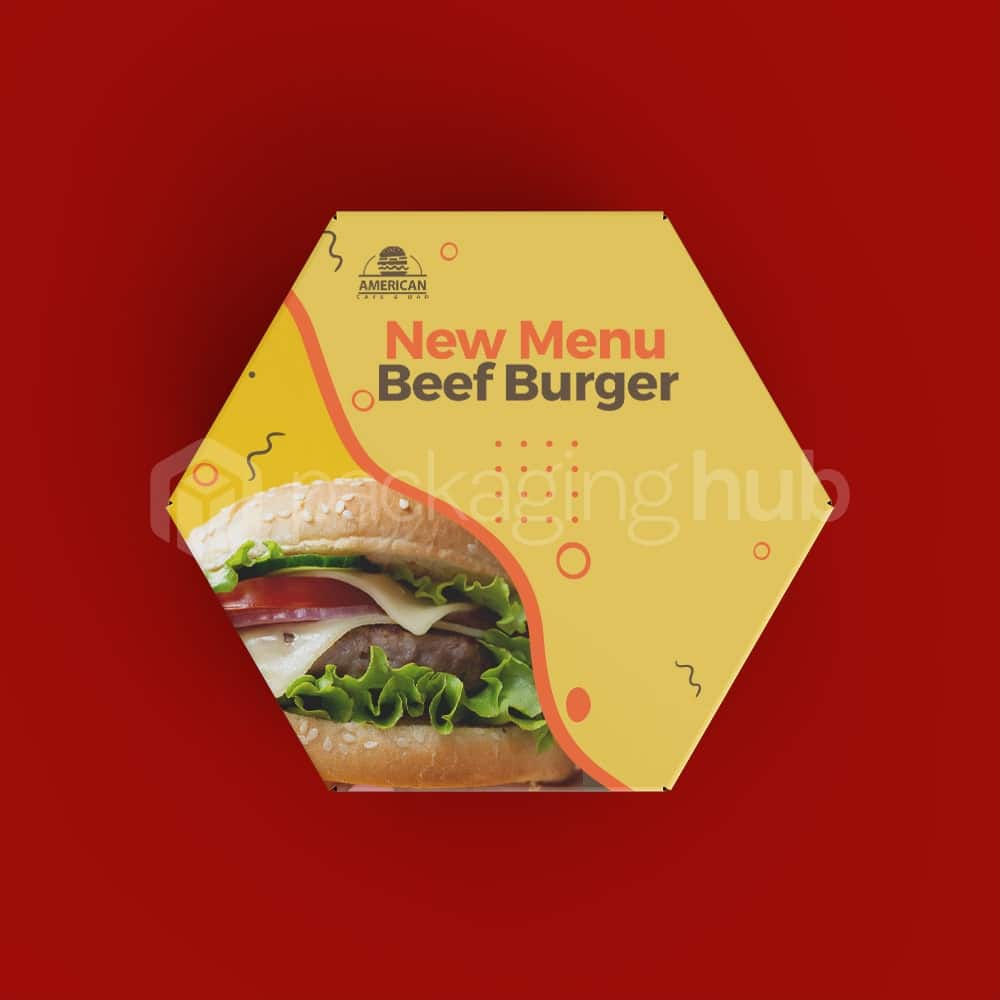 Custom Food Hexagon Boxes