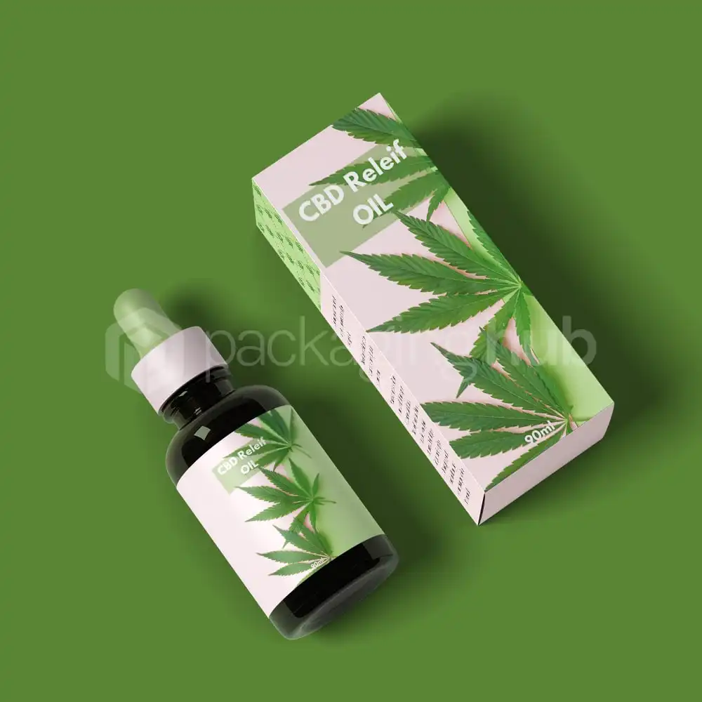 CBD Massage Oil Boxes