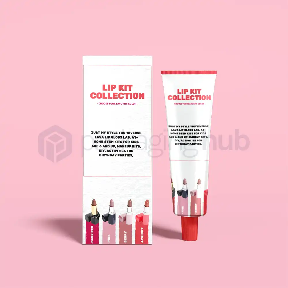 printed lip kit box