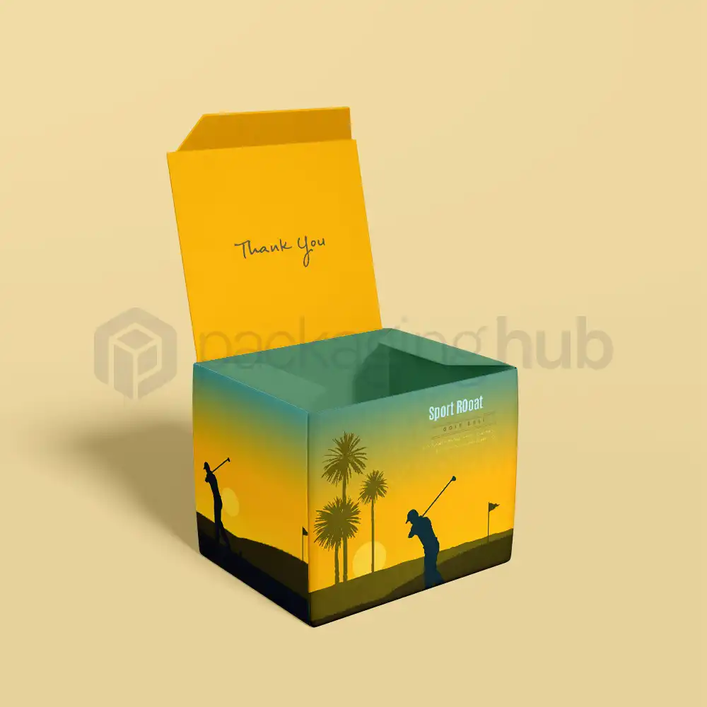 empty golf ball boxes