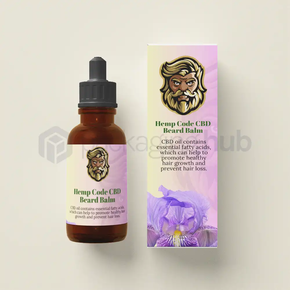 Custom CBD Beard Balm Boxes