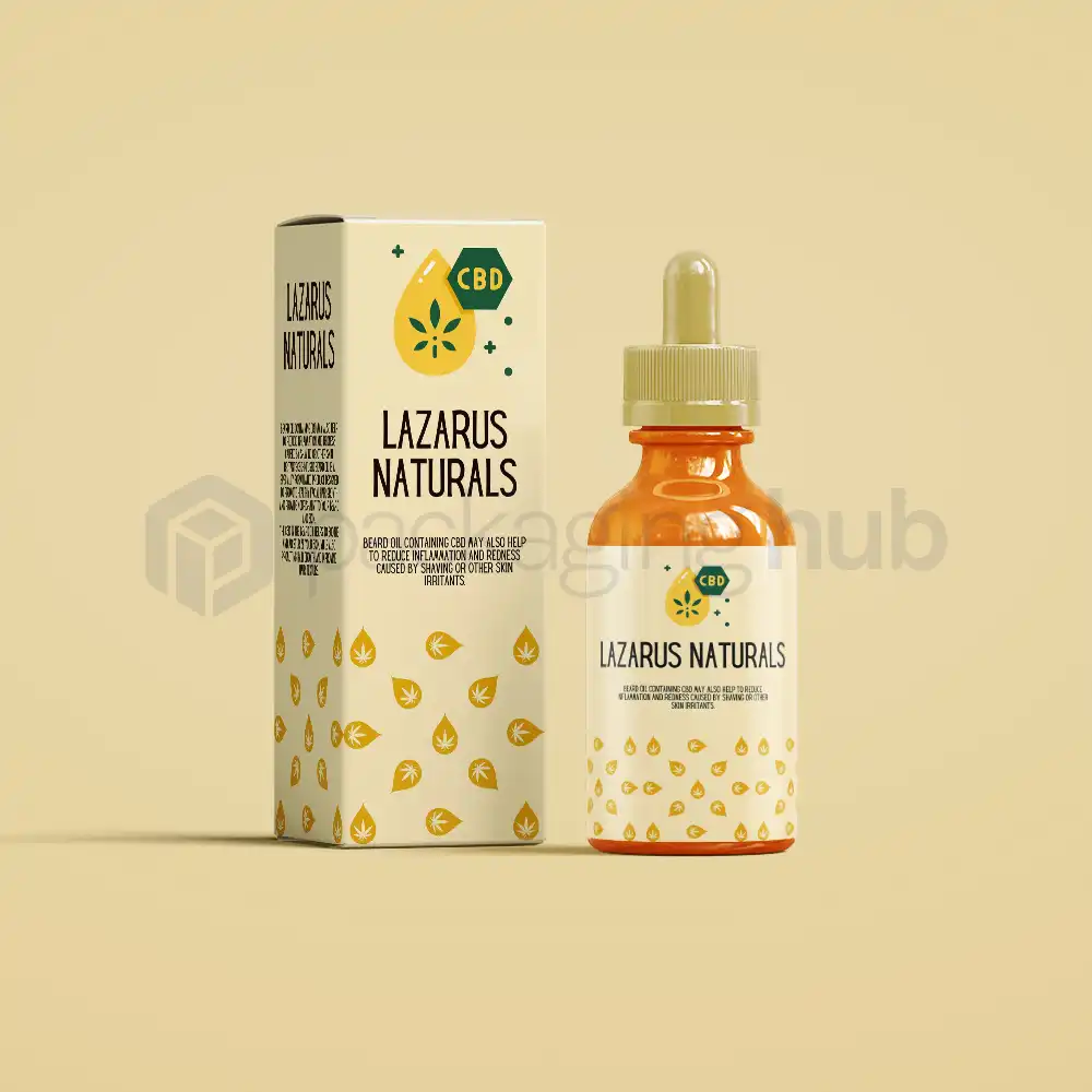 Custom CBD beard oil boxes