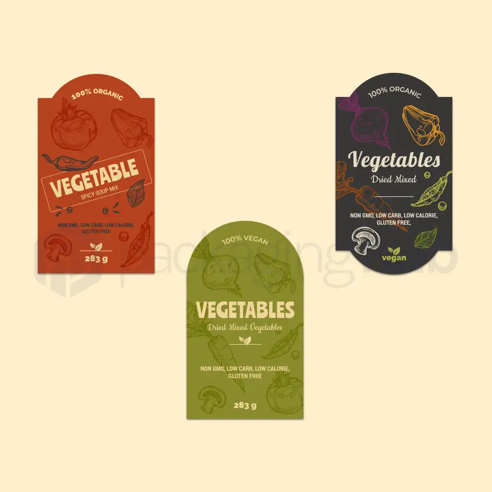 Food Packaging Label